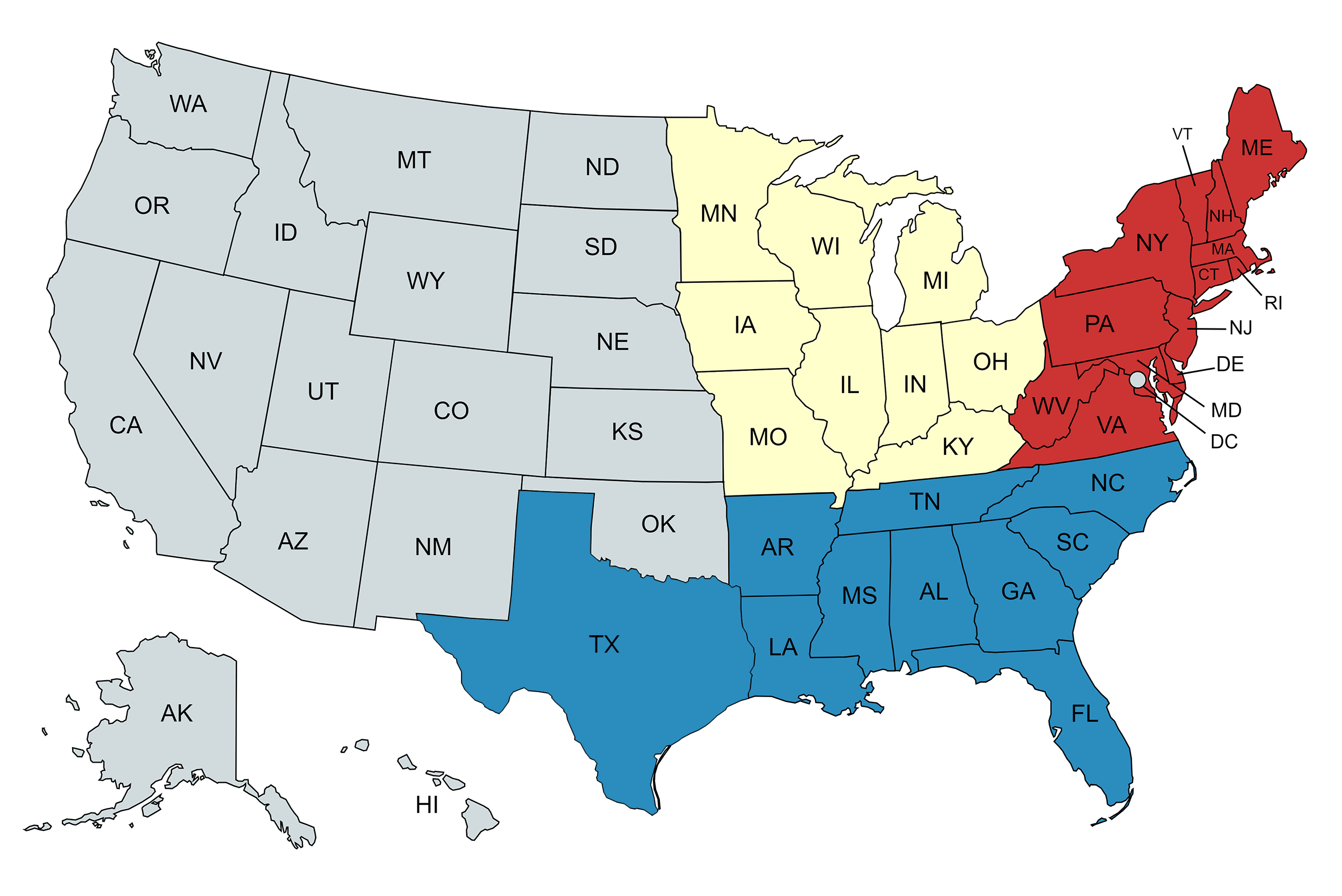 Sales Region Map
