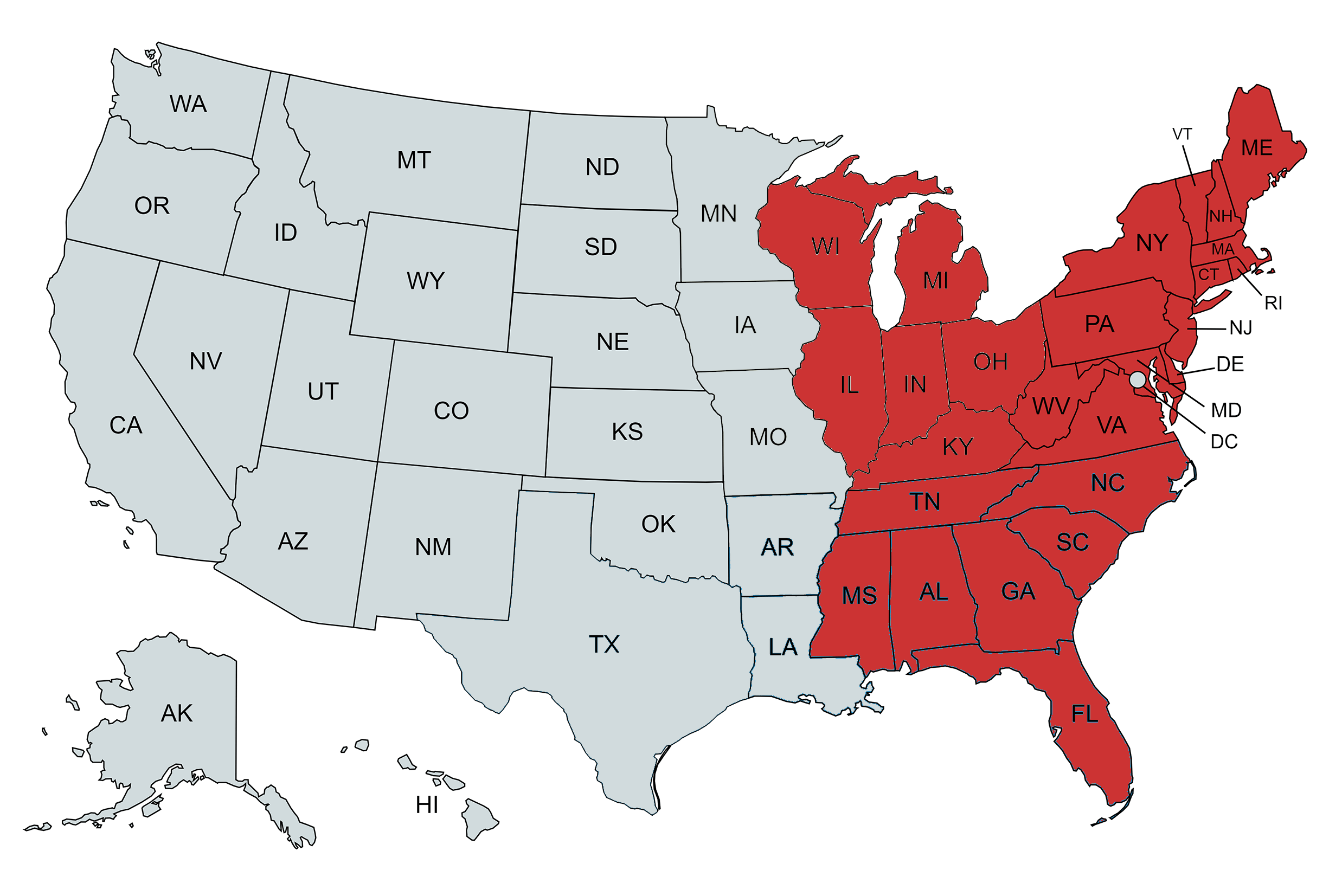 Sales Region Map